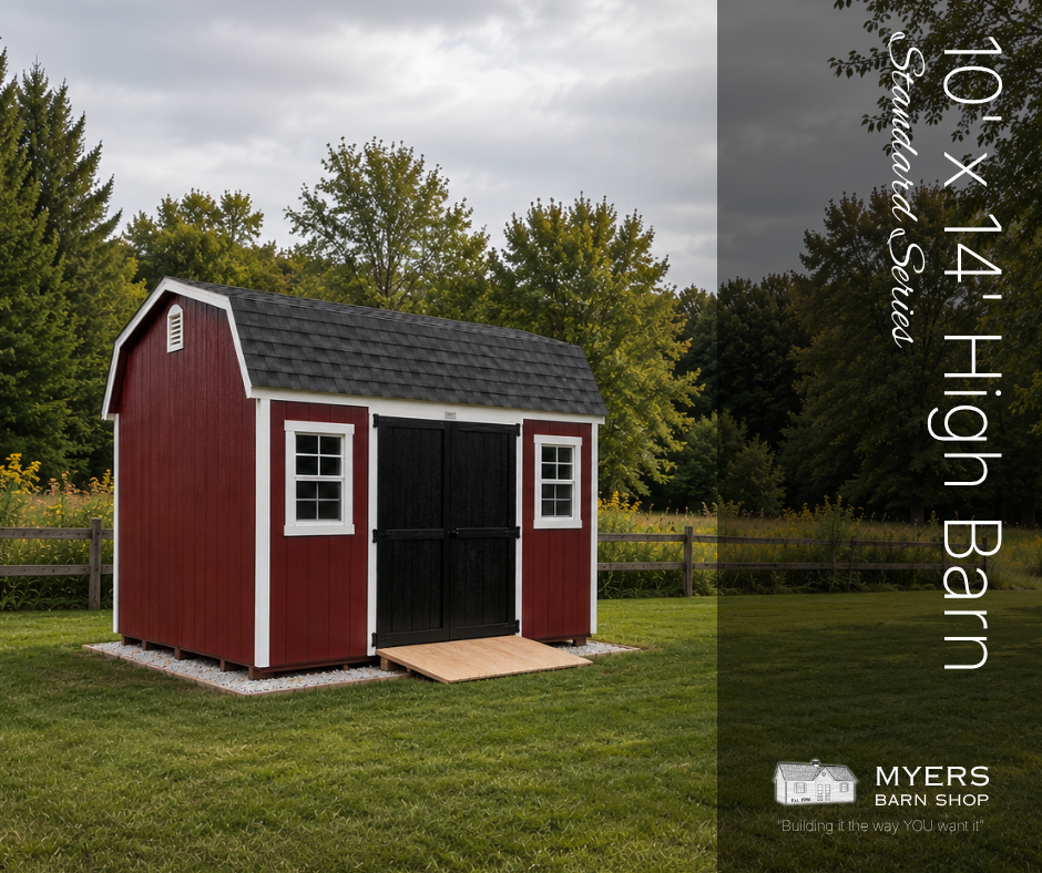 10′ x 14′ High Barn